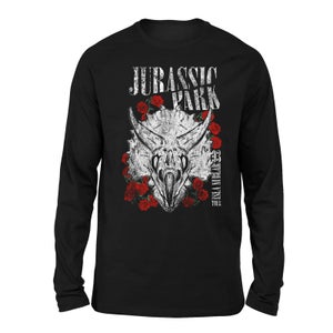 Jurassic Park Islar Nublar 93 Unisex Long Sleeved T-Shirt - Black