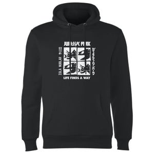 Jurassic Park The Faces Hoodie - Black