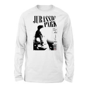 Jurassic Park Isla Nublar Punk Unisex Langarm T-Shirt - Weiß