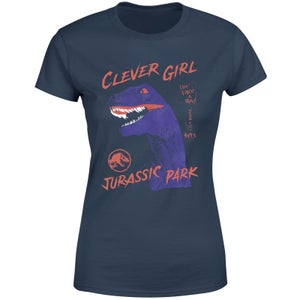 Jurassic Park Life Finds A Way Raptor Women's T-Shirt - Dunkelblau