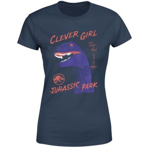 Jurassic Park Life Finds A Way Raptor Women's T-Shirt - Blauw