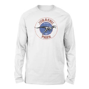 Jurassic Park Jurassic Target Unisex Langarm T-Shirt - Weiß