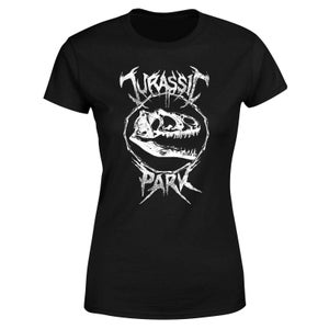 Jurassic Park T-Rex Bones Women's T-Shirt - Black
