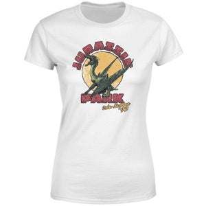 T-shirt Jurassic Park Winged Threat - Blanc - Femme