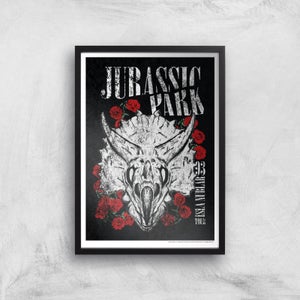 Poster Artistico Jurassic Park Isla Nublar 93