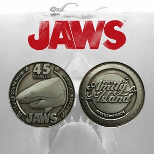 Moneda coleccionable del 45º aniversario de Tiburón