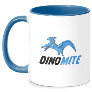 Dino Mite Mug - White/Blue