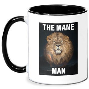 The Mane Man Mug - White/Black