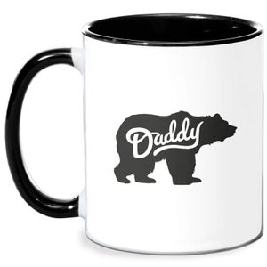 Daddy Bear Mug - White/Black