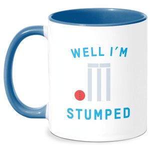 Well Im Stumped Mug - White/Blue