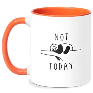 Not Today Mug - White/Orange