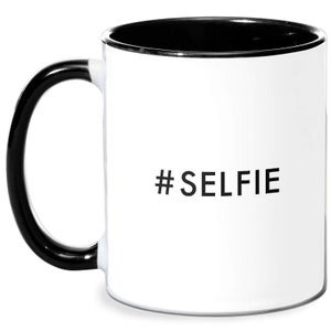 Selfie Mug - White/Black