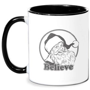 Believe Grey Mug - White/Black