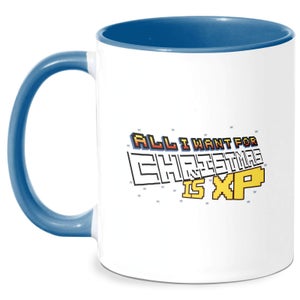 All I Want For Xmas Is XP Mug - White/Blue