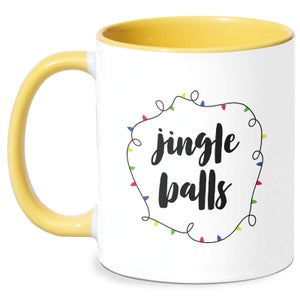 Jingle Balls Mug - White/Yellow