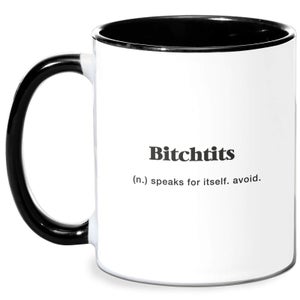Bitchtits Mug - White/Black