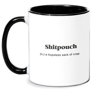 Shitpouch Mug - White/Black