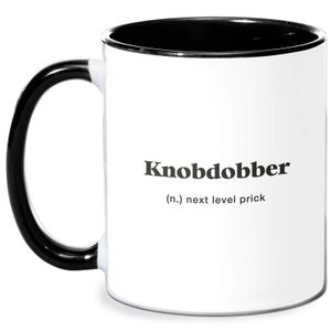 Knobdobber Mug - White/Black