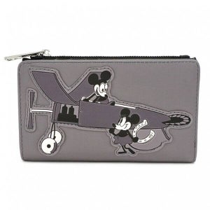 Loungefly Disney Mickey Mouse Faux Leather Flap Purse