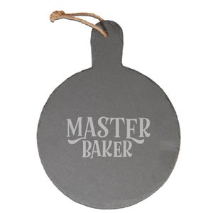 Master Baker Engraved Slate Cheese Board