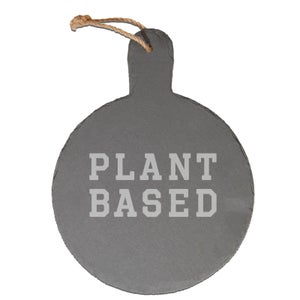 Plant Based Engraved Slate Cheese Board