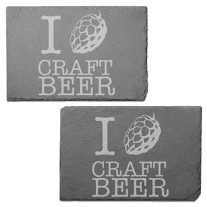 Craft Beer Engraved Slate Placemat - Set of 2