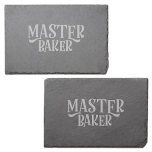 Master Baker Engraved Slate Placemat - Set of 2