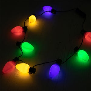 WotNot Creations Light Up Christmas Necklace