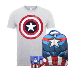 Marvel Captain America Backpack Bundle