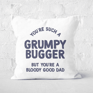 You're Such A Grumpy Bugger Square Cushion