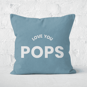 Love You Pops Square Cushion