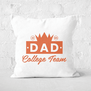 Dad College Team Square Cushion