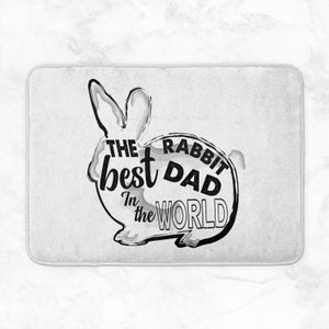 Rabbit Dad Bath Mat