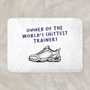Owner Of The World's Shittest Trainers Bath Mat