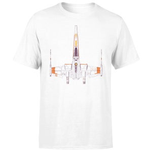 Space Ship Men's T-Shirt - White