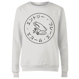 Frog Society Women's Sweatshirt - White