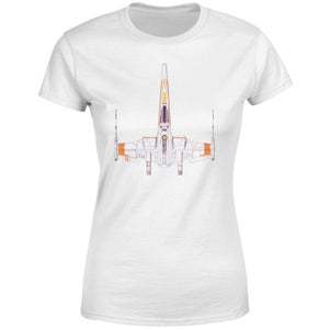 Space Ship Women's T-Shirt - White