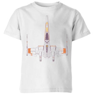Space Ship Kids' T-Shirt - White
