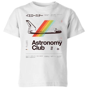 Astronomy Club Kids' T-Shirt - White