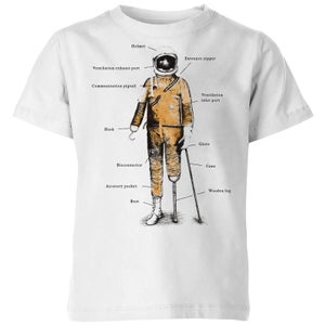 Astronaut Kids' T-Shirt - White