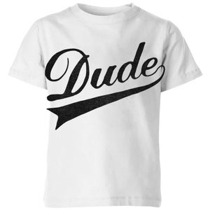 Dude Kids' T-Shirt - White