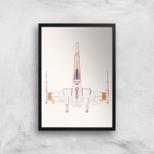 Space Ship Giclee Art Print