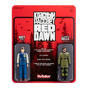 Super7 Red Dawn ReAction - Pack de dos figuras de acción de Matt y Bella