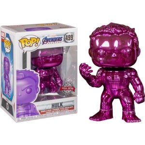 Marvel Avengers 4 Purple Chrome Hulk EXC Funko Pop! Vinyl
