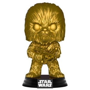 Star Wars Chewbacca Gold Metallic EXC Pop! Vinyl Figure