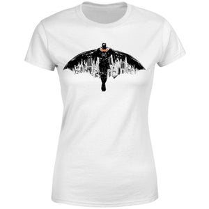 T-Shirt Batman Begins The City Belongs To Me Femme - Blanc