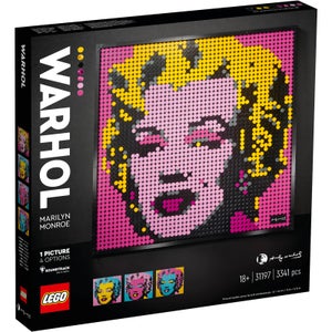 LEGO Art Andy Warhol’s Marilyn Monroe Set for Adults (31197)