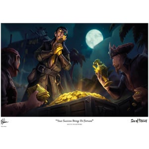 Impresión artística de edición limitada de Sea of Thieves - Gold Hoarders