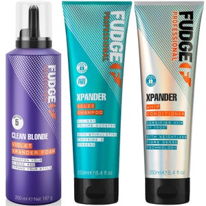 Fudge Professional Xpander Shampoo, Conditioner and Hair Thickener Bundle (Worth ￡41.00)