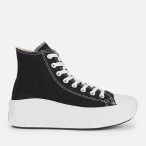 Converse Women's Chuck Taylor All Star Move Hi-Top Trainers - Black/Natural Ivory/White